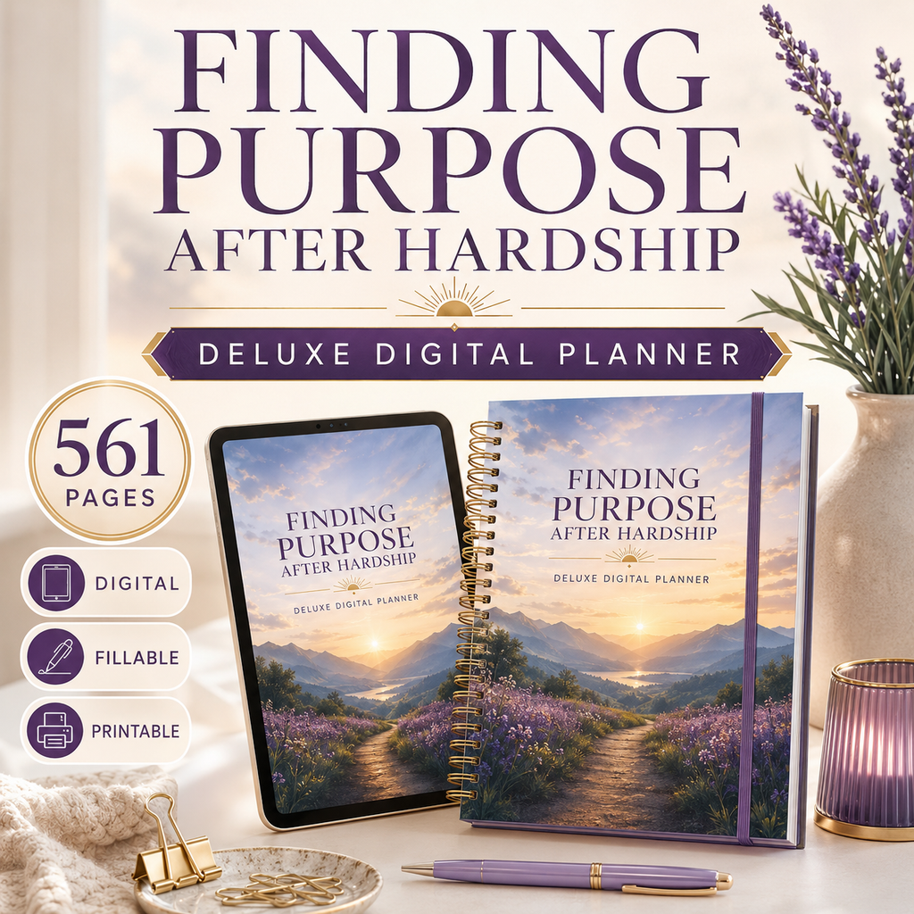 Finding Purpose After Hardship Deluxe Digital Planner — listing image 01