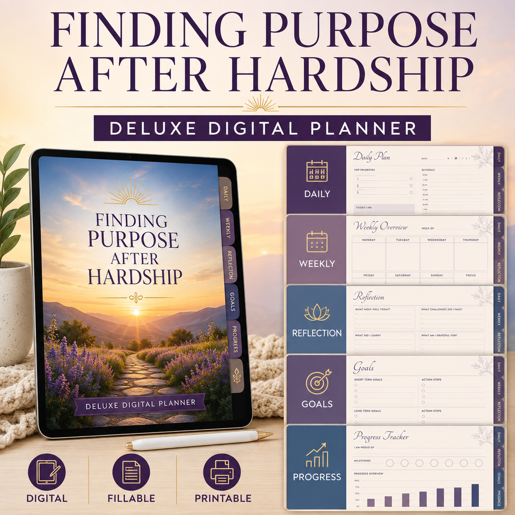 Finding Purpose After Hardship Deluxe Digital Planner — listing image 03