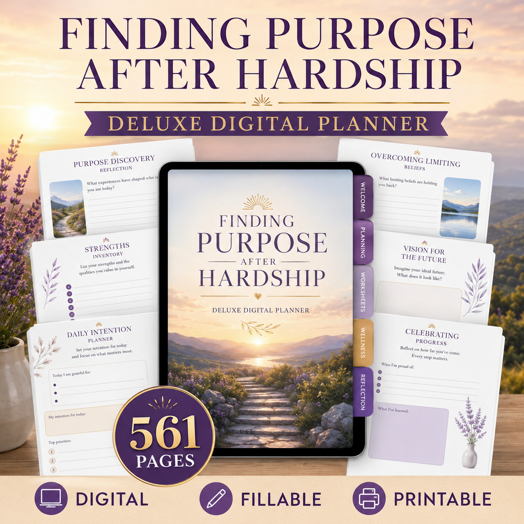 Finding Purpose After Hardship Deluxe Digital Planner — listing image 08