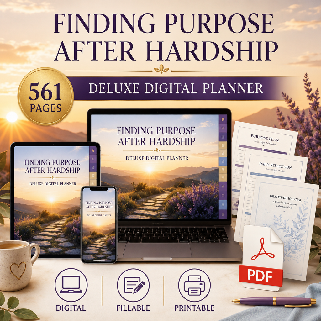 Finding Purpose After Hardship Deluxe Digital Planner — listing image 09