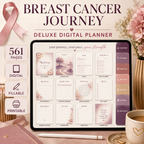 Breast Cancer Journey Deluxe Digital Planner and Care Organizer — listing image 02