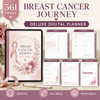 Breast Cancer Journey Deluxe Digital Planner and Care Organizer — listing image 03