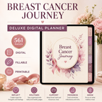 Breast Cancer Journey Deluxe Digital Planner and Care Organizer — listing image 07