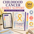 Childhood Cancer Family Support Deluxe Digital Planner — listing image 01