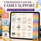 Childhood Cancer Family Support Deluxe Digital Planner — listing image 02