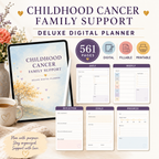 Childhood Cancer Family Support Deluxe Digital Planner — listing image 03