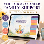 Childhood Cancer Family Support Deluxe Digital Planner — listing image 04