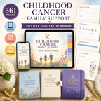 Childhood Cancer Family Support Deluxe Digital Planner — listing image 06