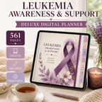 Leukemia Support Deluxe Digital Planner and Care Organizer — listing image 05