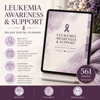 Leukemia Support Deluxe Digital Planner and Care Organizer — listing image 07