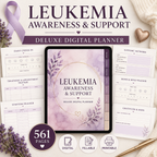 Leukemia Support Deluxe Digital Planner and Care Organizer — listing image 08