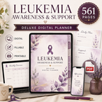 Leukemia Support Deluxe Digital Planner and Care Organizer — listing image 09