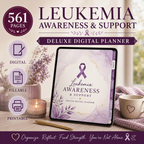 Leukemia Support Deluxe Digital Planner and Care Organizer — listing image 10