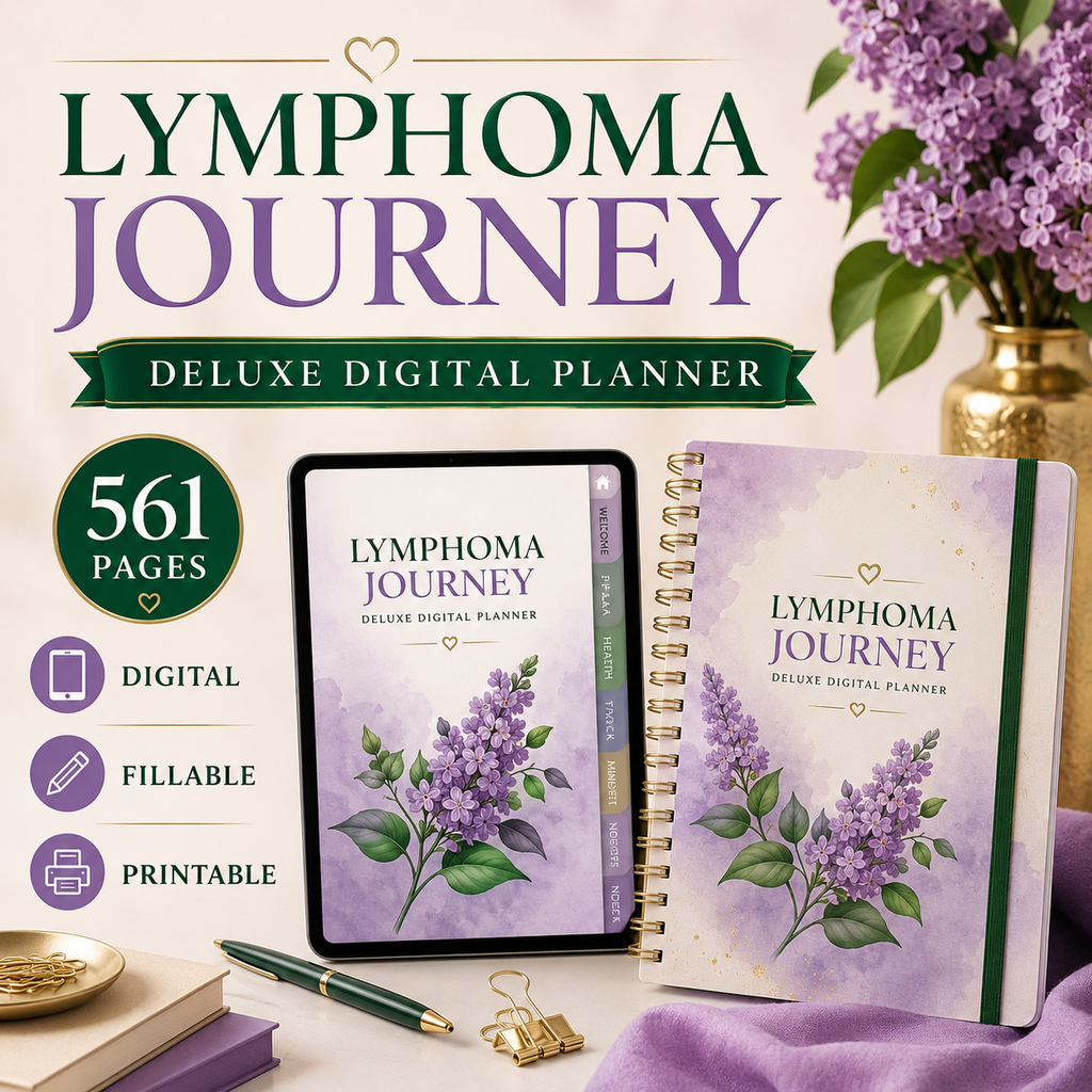 Lymphoma Journey Deluxe Digital Planner and Care Organizer — listing image 01