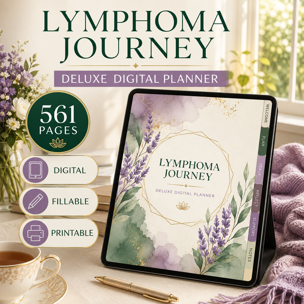 Lymphoma Journey Deluxe Digital Planner and Care Organizer — listing image 05