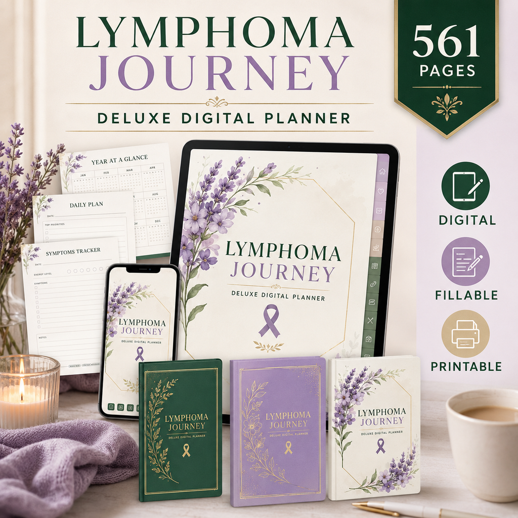 Lymphoma Journey Deluxe Digital Planner and Care Organizer — listing image 06