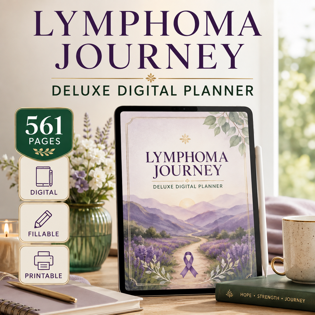Lymphoma Journey Deluxe Digital Planner and Care Organizer — listing image 10