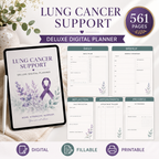 Lung Cancer Support Deluxe Digital Planner and Care Organizer — listing image 03