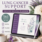 Lung Cancer Support Deluxe Digital Planner and Care Organizer — listing image 04