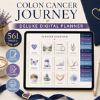 Colon Cancer Journey Deluxe Digital Planner and Organizer — listing image 02