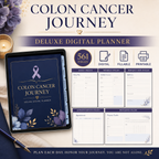 Colon Cancer Journey Deluxe Digital Planner and Organizer — listing image 03