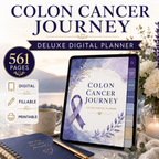 Colon Cancer Journey Deluxe Digital Planner and Organizer — listing image 10