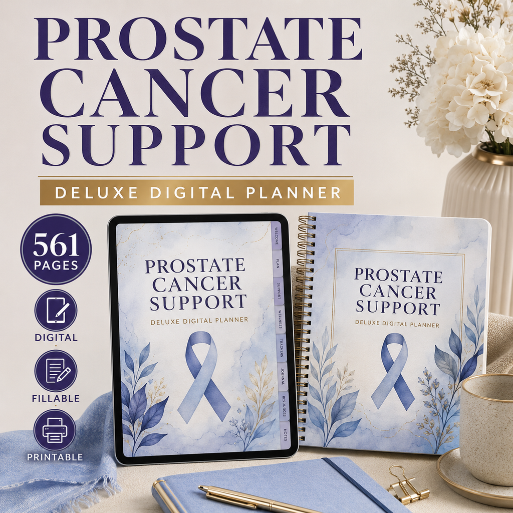 Prostate Cancer Support Deluxe Digital Planner — listing image 01