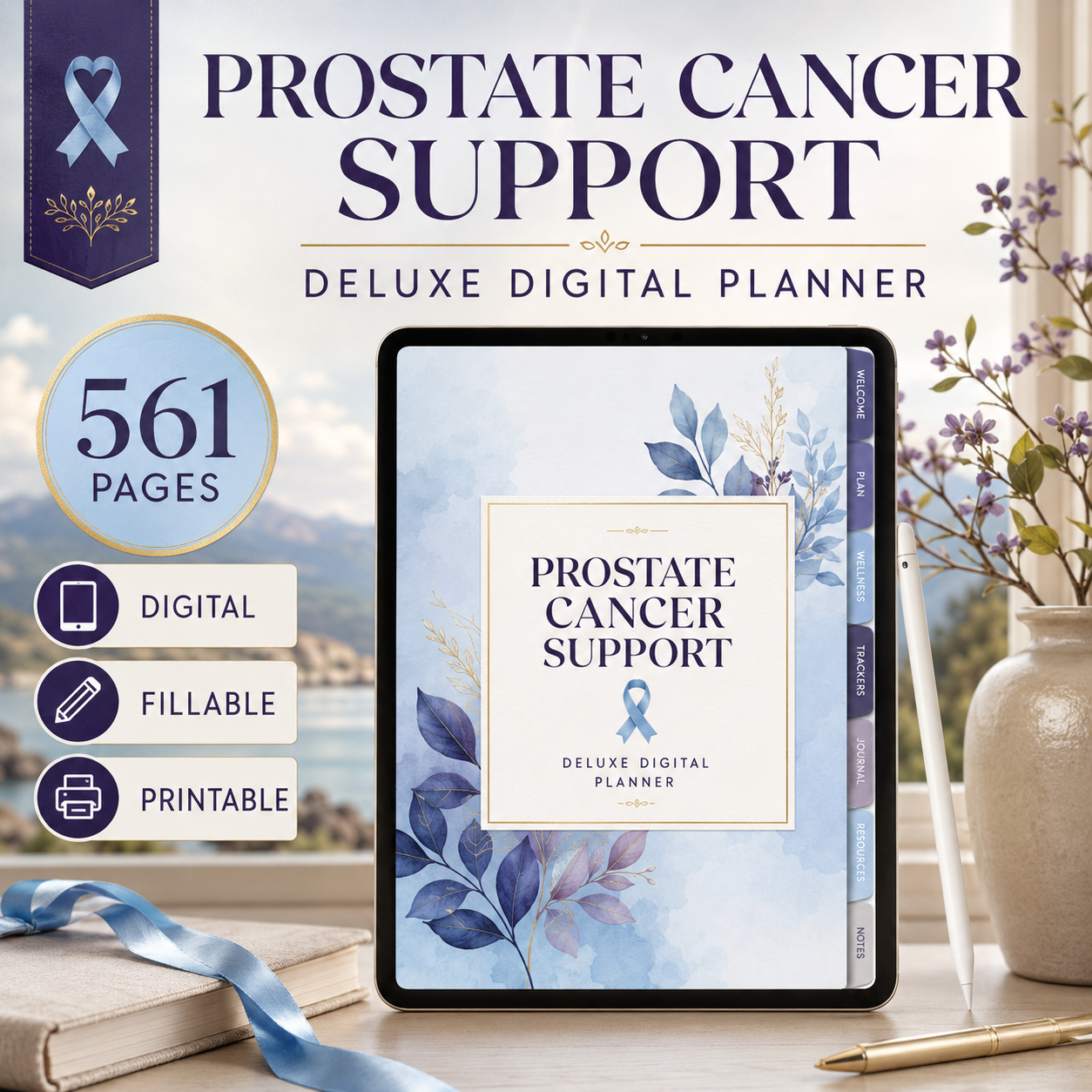 Prostate Cancer Support Deluxe Digital Planner — listing image 10