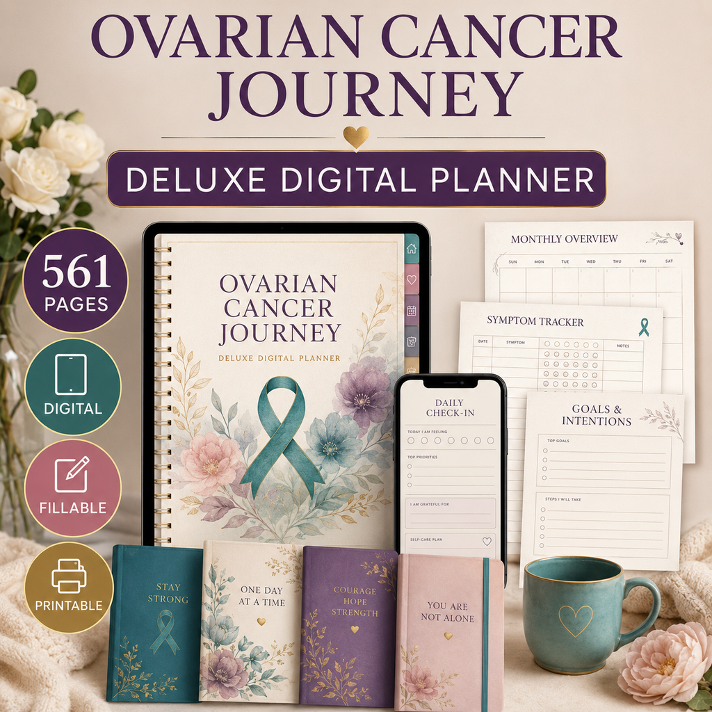 Ovarian Cancer Journey Deluxe Digital Planner — listing image 06