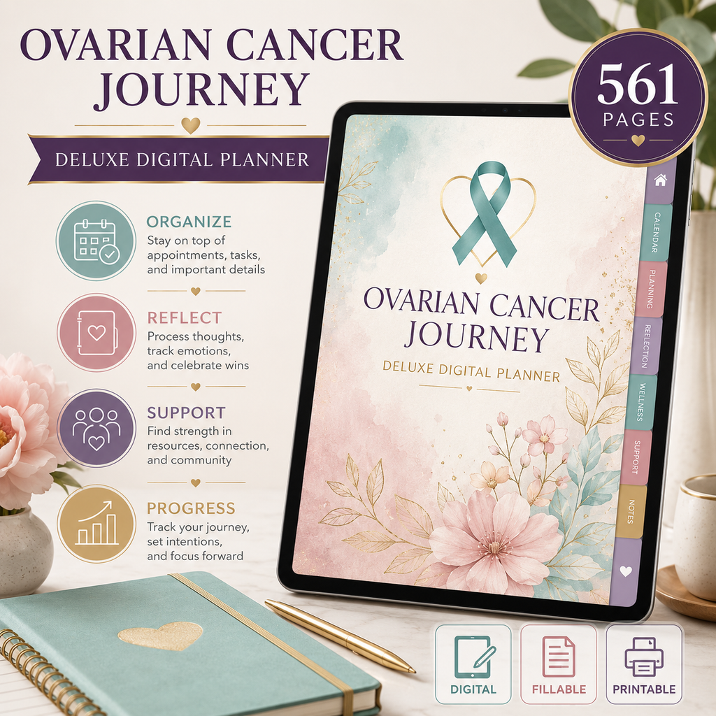 Ovarian Cancer Journey Deluxe Digital Planner — listing image 07