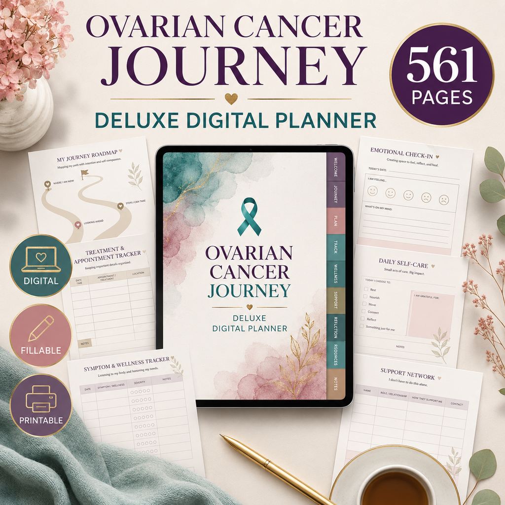 Ovarian Cancer Journey Deluxe Digital Planner — listing image 08