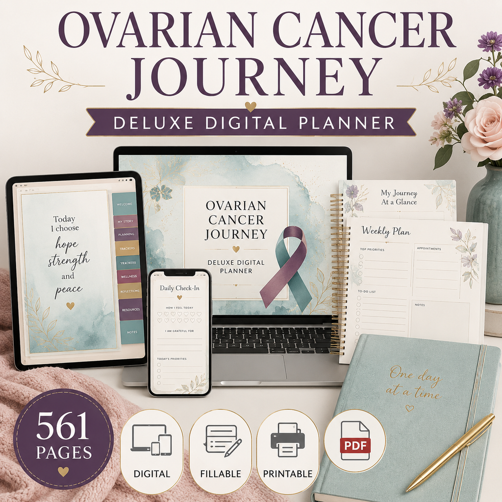 Ovarian Cancer Journey Deluxe Digital Planner — listing image 09