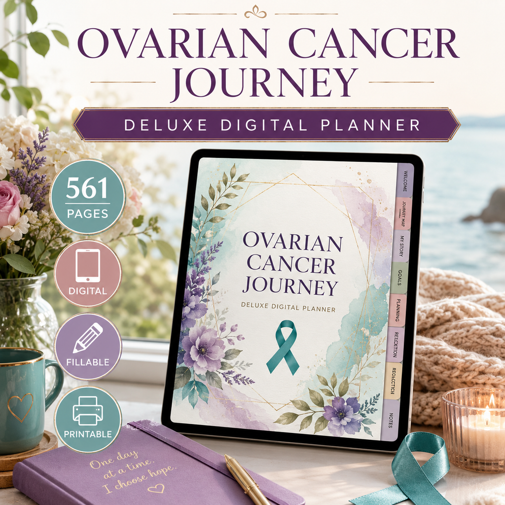 Ovarian Cancer Journey Deluxe Digital Planner — listing image 10