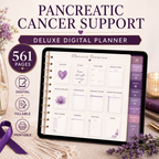 Pancreatic Cancer Support Deluxe Digital Planner — listing image 02