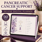 Pancreatic Cancer Support Deluxe Digital Planner — listing image 04