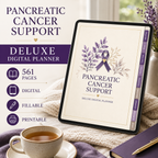 Pancreatic Cancer Support Deluxe Digital Planner — listing image 05