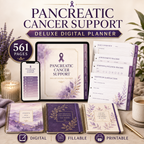 Pancreatic Cancer Support Deluxe Digital Planner — listing image 06