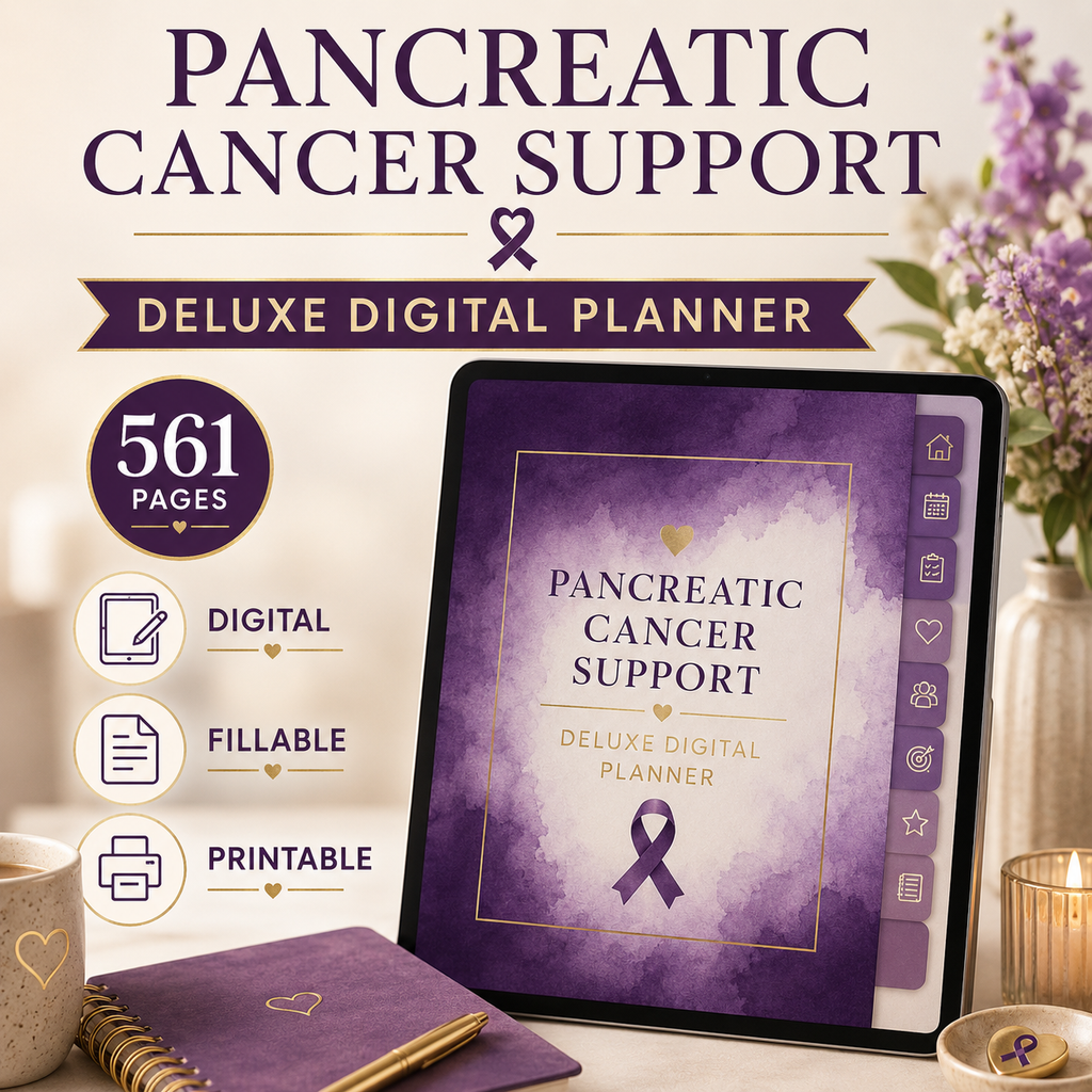 Pancreatic Cancer Support Deluxe Digital Planner — listing image 07