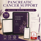 Pancreatic Cancer Support Deluxe Digital Planner — listing image 09