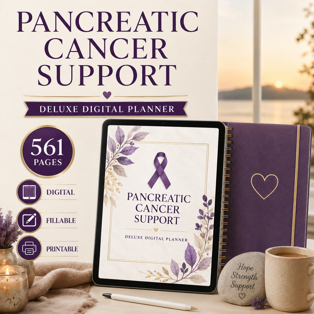Pancreatic Cancer Support Deluxe Digital Planner — listing image 10
