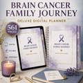 Brain Cancer Family Journey Deluxe Digital Planner — listing image 01