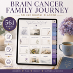 Brain Cancer Family Journey Deluxe Digital Planner — listing image 02