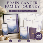 Brain Cancer Family Journey Deluxe Digital Planner — listing image 06