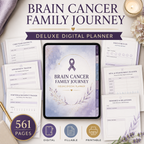 Brain Cancer Family Journey Deluxe Digital Planner — listing image 08
