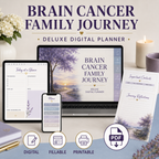 Brain Cancer Family Journey Deluxe Digital Planner — listing image 09