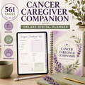Cancer Caregiver Companion Deluxe Digital Planner — listing image 01