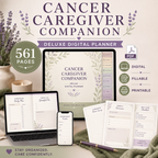 Cancer Caregiver Companion Deluxe Digital Planner — listing image 09