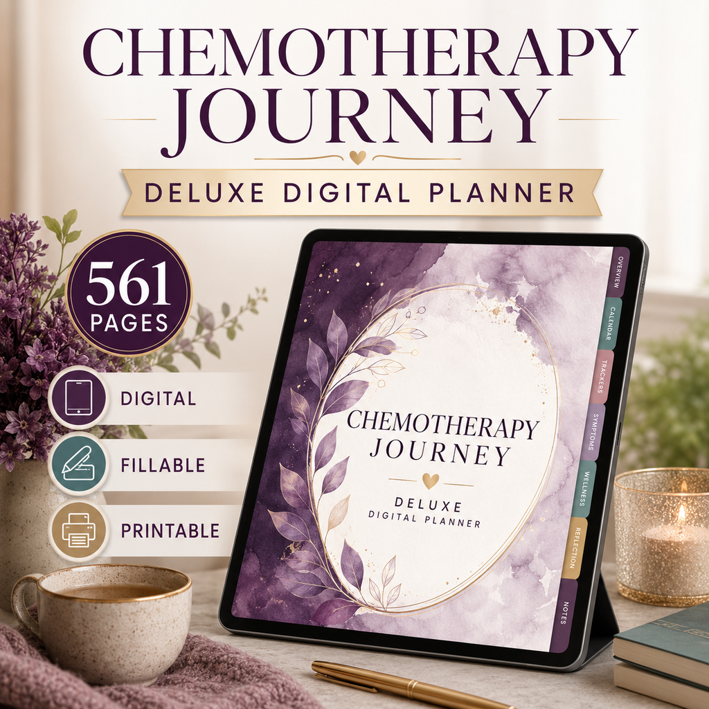 Chemotherapy Journey Deluxe Digital Planner and Care Organizer — listing image 10