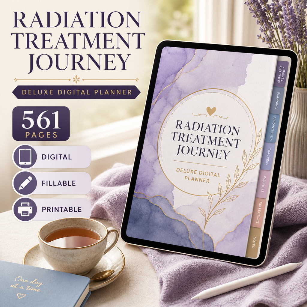 Radiation Treatment Journey Deluxe Digital Planner — listing image 05