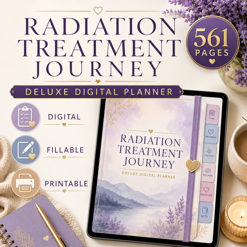 Radiation Treatment Journey Deluxe Digital Planner — listing image 07
